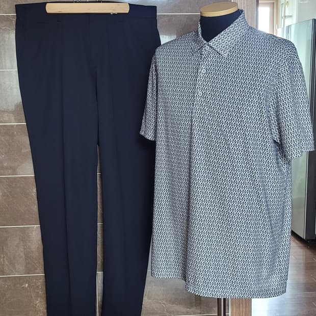 👔남성100사이즈👔파크랜드 패턴 반팔 기능성