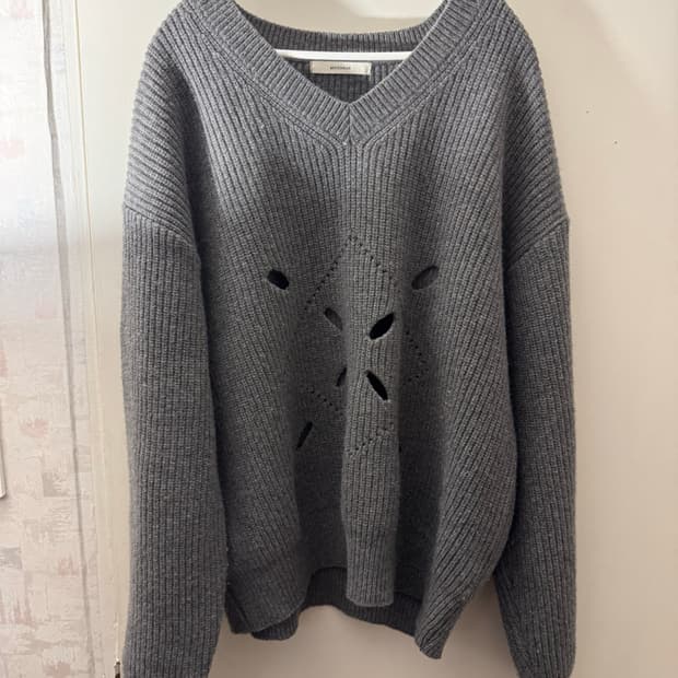 문선 v넥 니트(m)