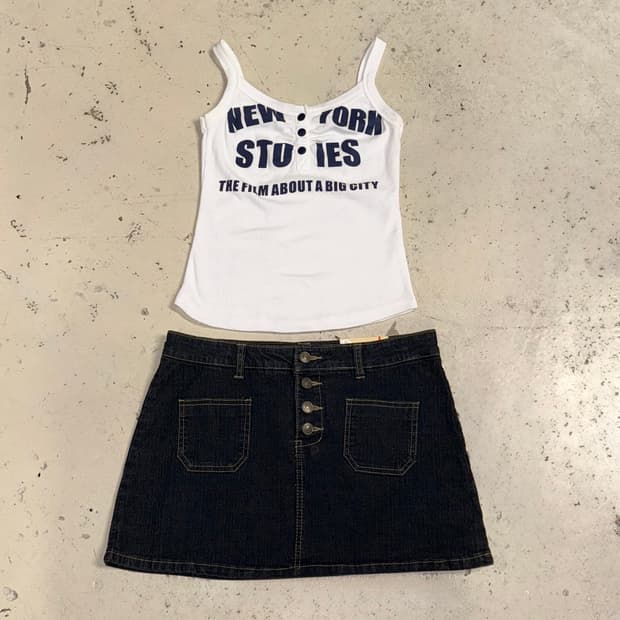 Casual y2k girl cody set