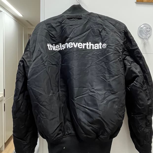 디스이즈네버뎃 알파인더스트리 콜라보 ma1 리버서블 자켓