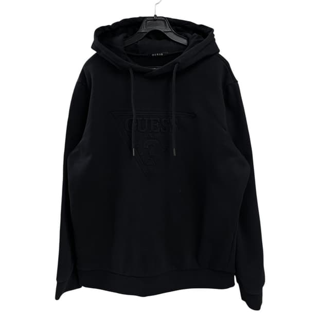 게스 로고 후드티