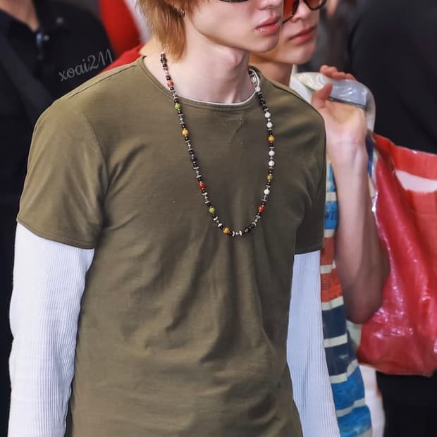 레이어드용 빈티지 와플 롱슬리브