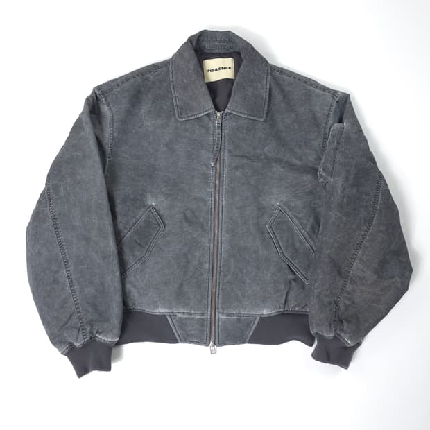인사일런스 나일론 ma-1 자켓 워싱그레이 (L)