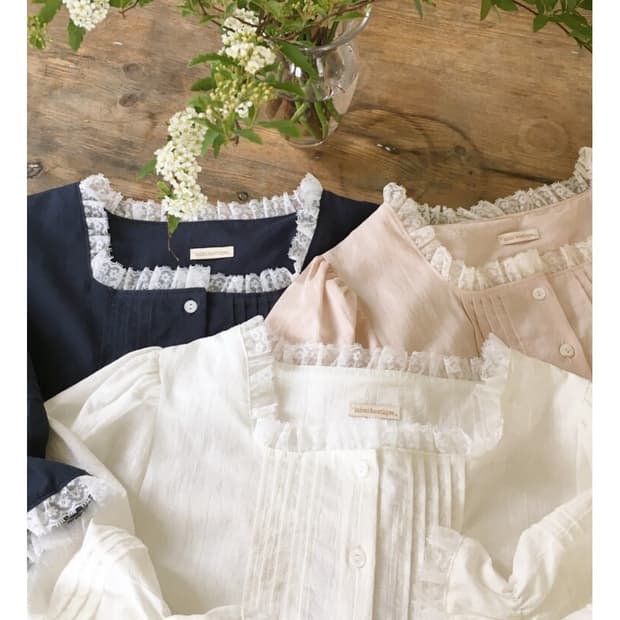 편택포) 미미부티크 마이 페어리 셋업 네이비 새상품