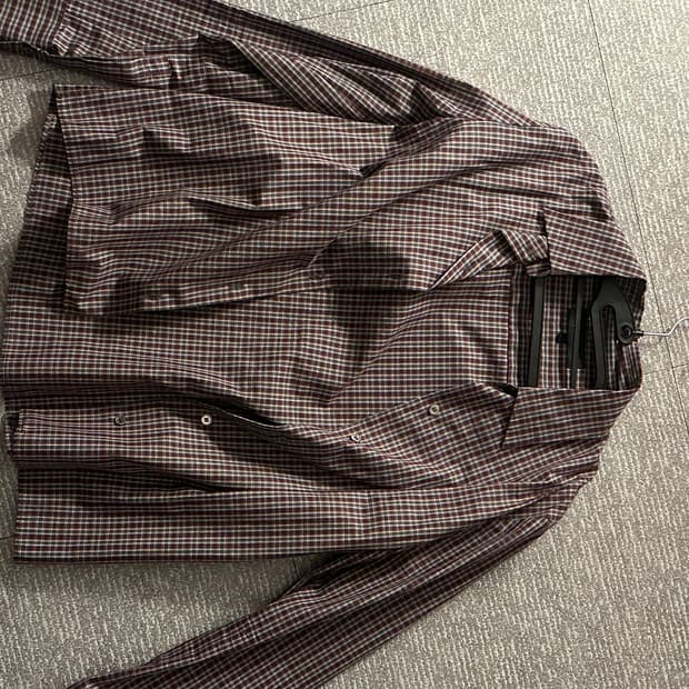 자라 체크 셔츠