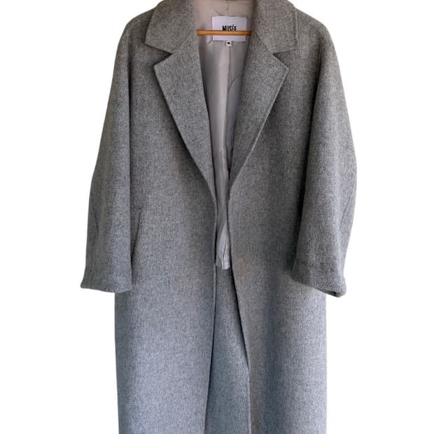 (택포) 뮤제 마넷 캐시미어 블렌드 울코트 소프트그레이 38(M)