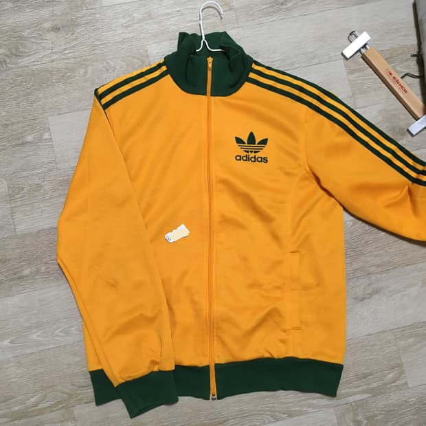 노랭말차 아디다스 집업