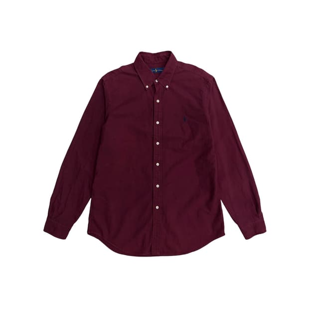 폴로 랄프로렌 버건디 셔츠 (M) 실측 100-105 L-XL 정도