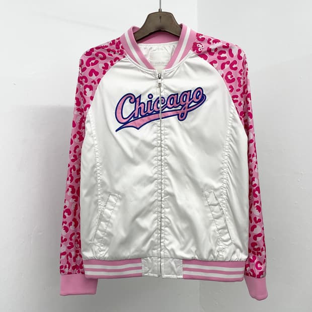 MLB 시카고 갸루 핑크 레오파드 스카잔