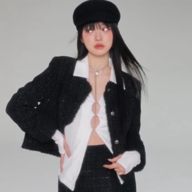 뉴얼린 트위드자켓