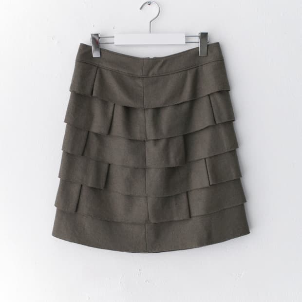 cancan pleats skirt