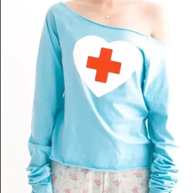 샵페어리 체리쉬 하트컷 민트 오프숄더