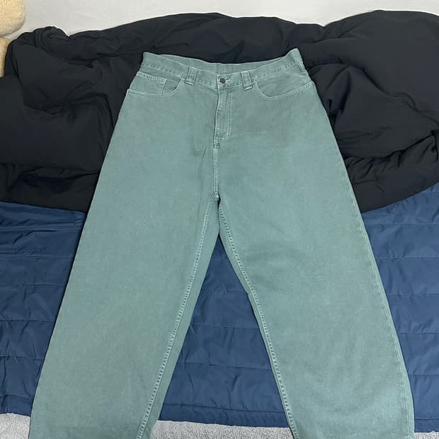 브랜든 팬츠 클락 실버 파인 스톤 다이드 판매합니다