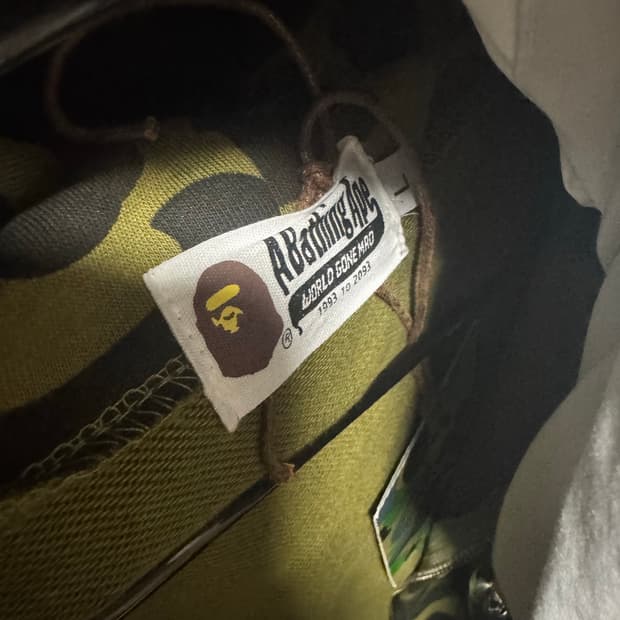 베이프 후드 집업