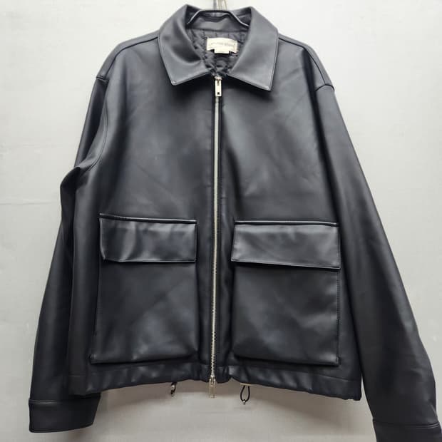 라퍼지스토어 버핑레더 투웨이 스트링 자켓 L(XL)