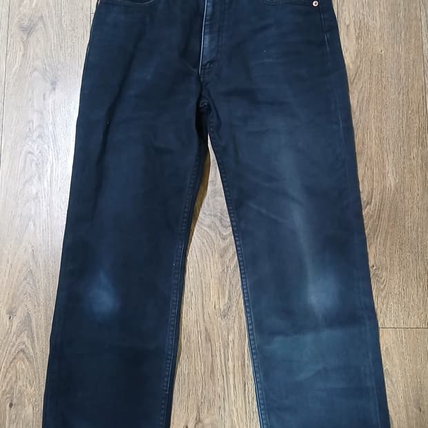 리바이스 702 블랙 팬츠