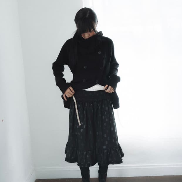 인앤양인하모니 프릴 스커트 도트