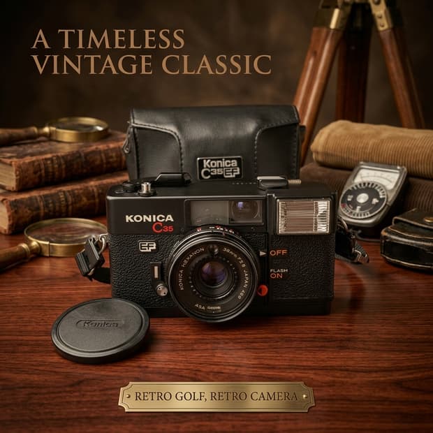 A급 풀세트 코니카 Konica C35 EF 피카리 필름카메라 필카 