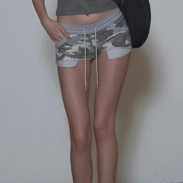 스컬프터 카모플라쥬 숏츠 애쉬