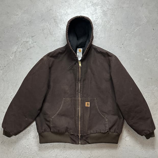 00‘s OG 칼하트 J130 액티브 자켓 칼하트 DKB 브라운