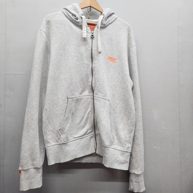 슈퍼드라이 자수로고 후드집업 XL