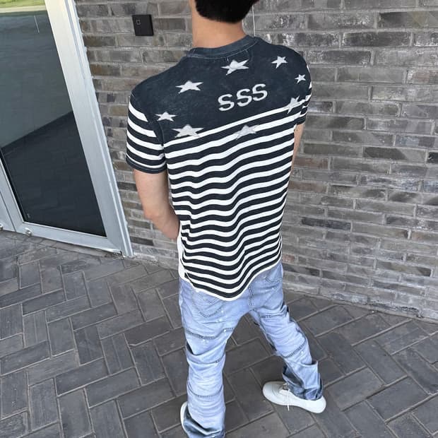 SSS Star Stripe Slim T-Shirt