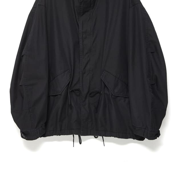 해칭룸Short Mods Parka Blue Black(2)