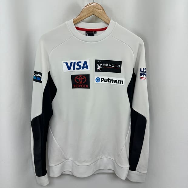 스파이더 남자 기모 맨투맨 티셔츠 화이트 M 95  WW