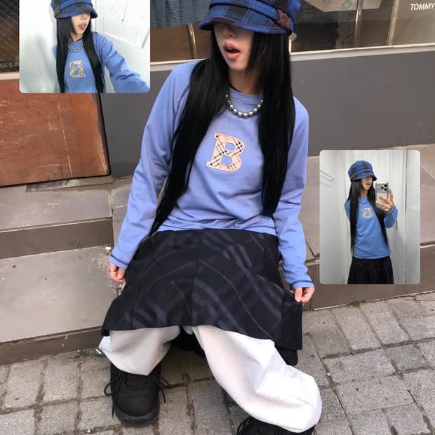 Burberry Skirts & Vintage cap