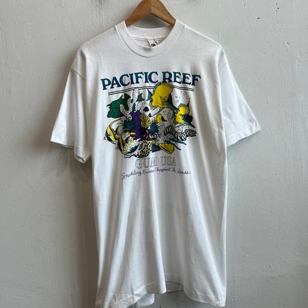 90s PACIFIC REEF 괌 빈티지 티셔츠 Made in USA