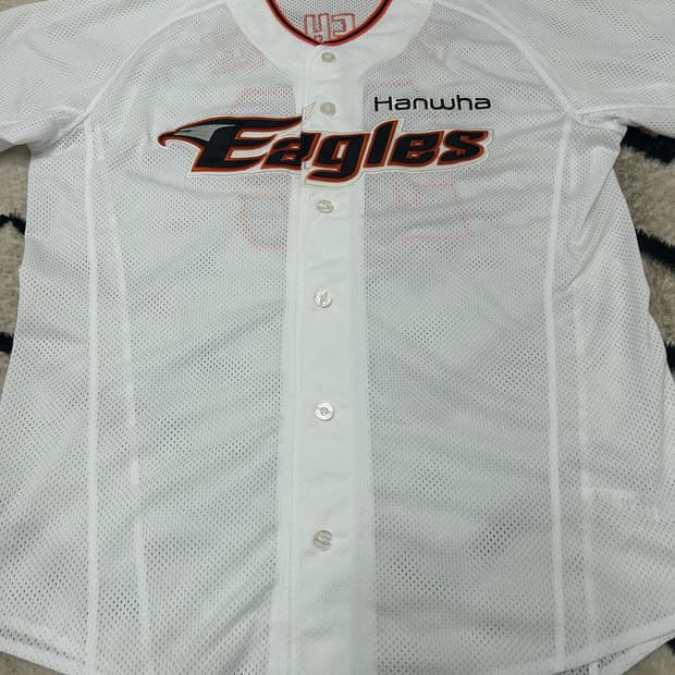 [2XL]한화이글스 매쉬 반팔유니폼/김태균