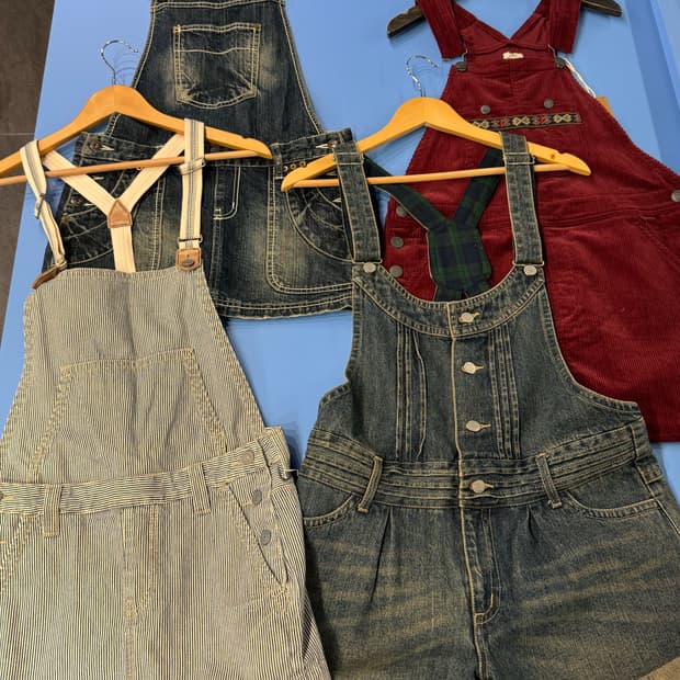 멜빵원피스 일본빈티지 장당7천원