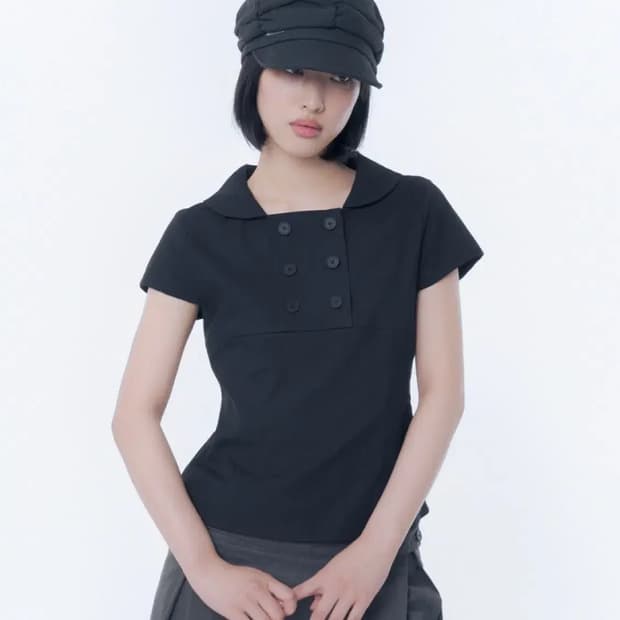 [레이 PICK] 미세키서울 Double button shirts top
