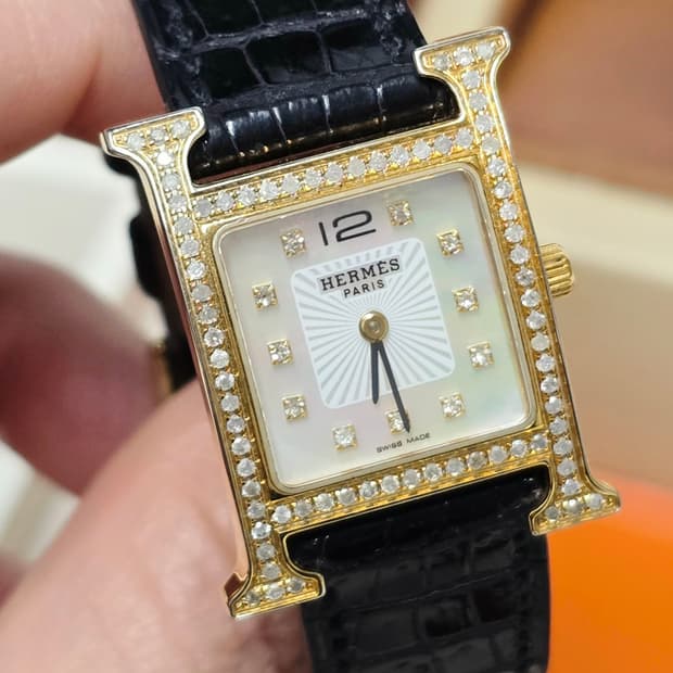 에르메스HH1.210다이아시계 정품 여성용