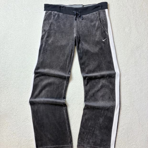 나이키 09FW 벨벳 세미 와이드 스웻 팬츠 PN5801