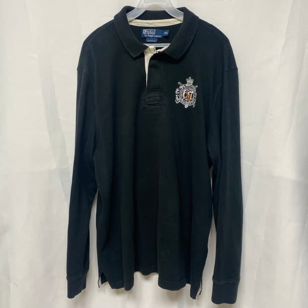 폴로 랄프로렌 럭비티 블랙 XXL