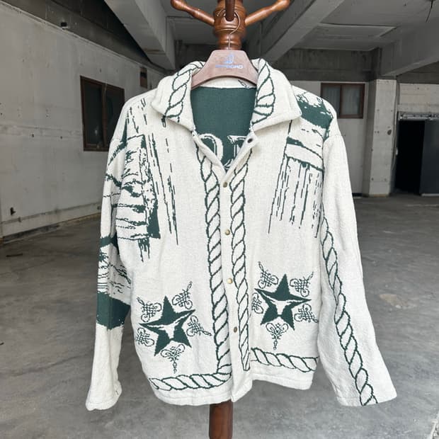 빈티지 블랭킷 자켓 