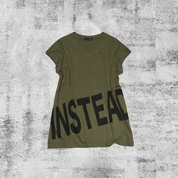 y2k bold lettering sleeveless 