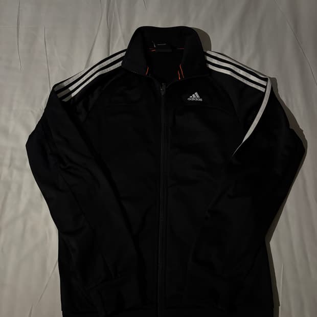 Adidas black track top m 95