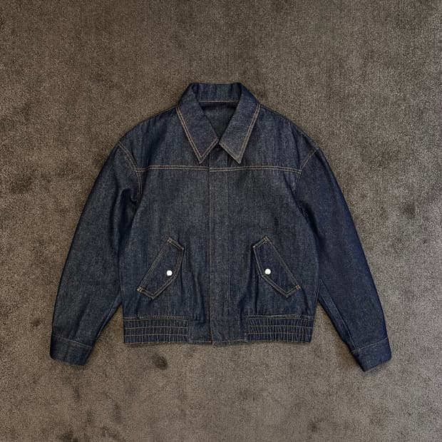 86로드 남성 데님 블루종 자켓 XL