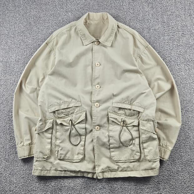 빈티지 멀티포켓 유틸리티 헌팅 워크 셔츠 ( XL추정 ) / 11202