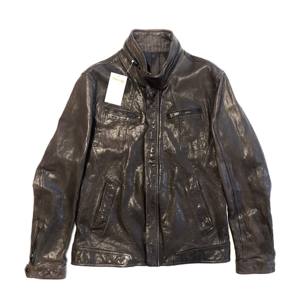 SIEG 에디보이즈 록시크 램스킨 레더자켓 