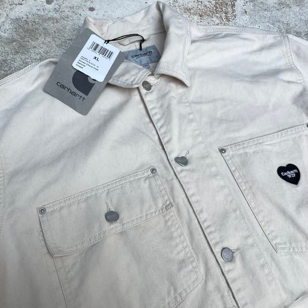 칼하트 하트 로고 초어 자켓