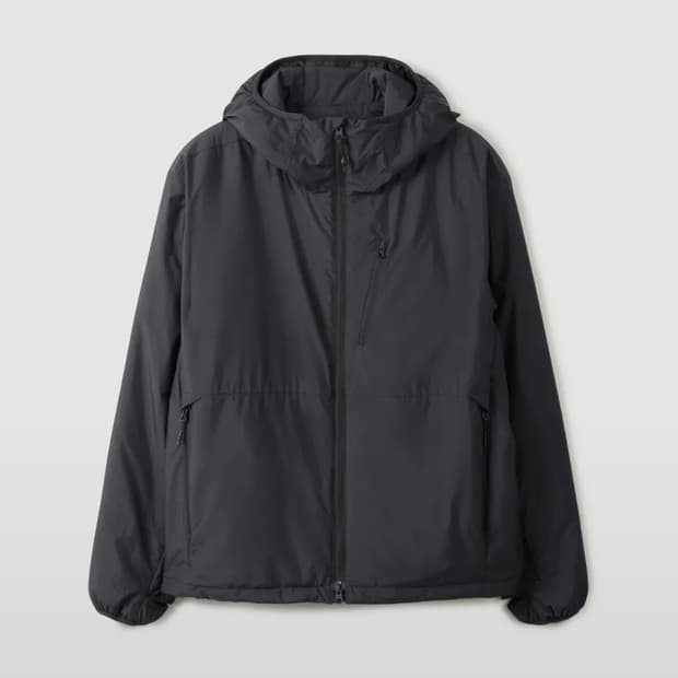 247시리즈 PERTEX 프리마로프트 후디드 자켓 BLACK