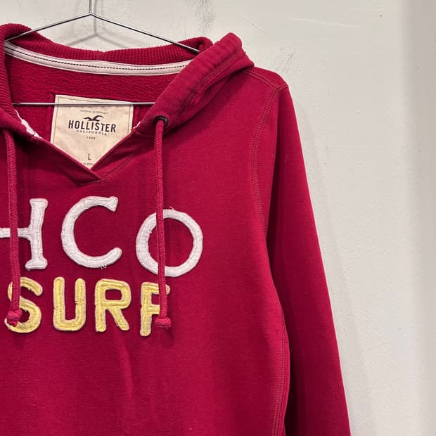 홀리스터 HCO 서핑클럽 래글런 슬림 후드티