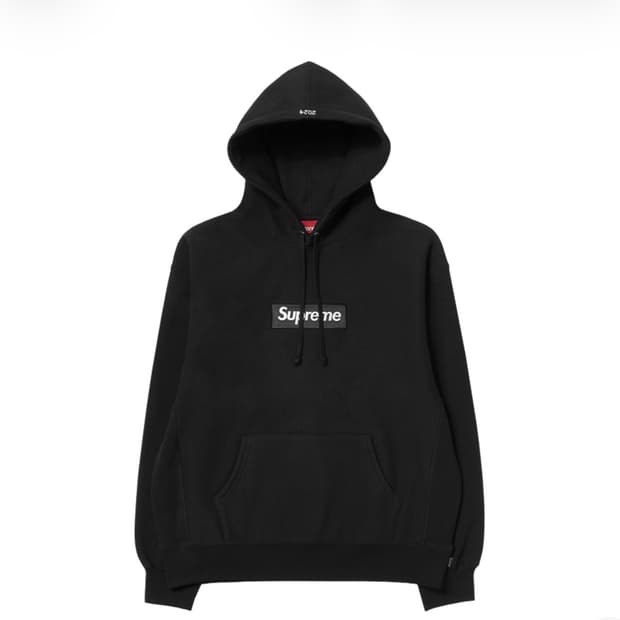 슈프림 박스로고 후드 블랙 24FW A