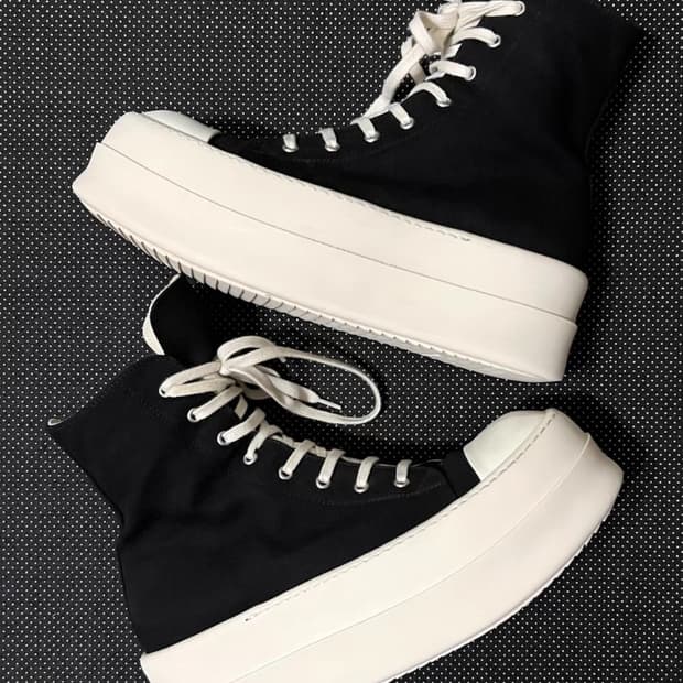 릭오웬스 메가범퍼 데님 컨버스 43