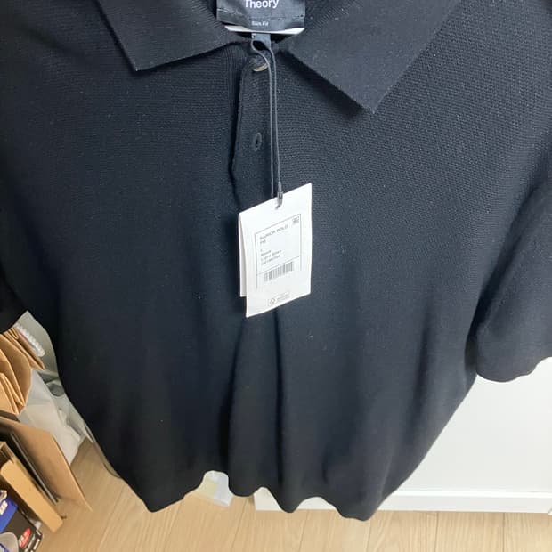 띠어리 sarior polo 블랙 니트 pk