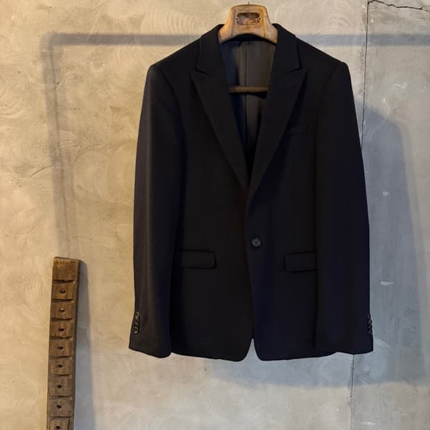 솔리드옴므 캐시미어 플란넬 자켓 슬림100