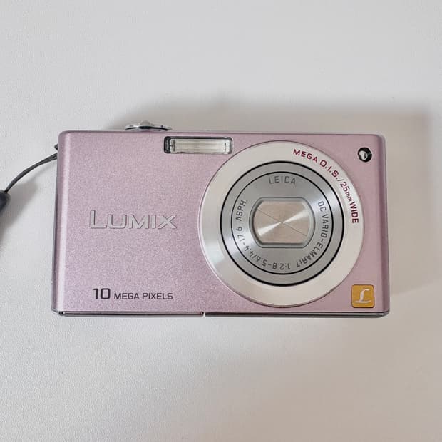 panasonic 파나소닉 루믹스 fx35 핑크 디카 디지털카메라 빈티지